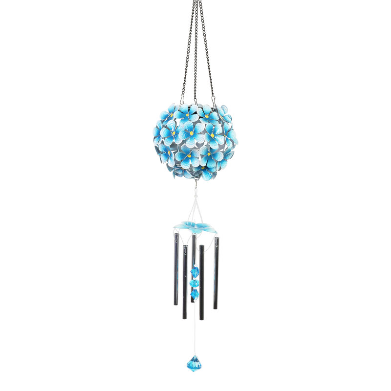 Exhart Hydrangea Flower Ball Wind Chime - Thumbnail 4