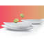 6 X Prometeo Opal Glass Small Plates