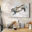 Modern Bull Study II - Toile tendue avec châssis-1654387039