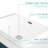 High - Gloss White Ceramic Drop In Sink, 14.99 Wide, Chip Proof, Effortless Wipe Clean Surface Glossy Sink With Integrated Basin, 17.83 Depth, Wiping