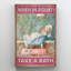 «When In Dououte Take A Bath», reproduction sur toile-1336512808
