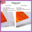 Rideaux de fenêtre à motif floral orange et obscurcissant - 2 panneaux-129088793-129088790