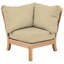 St. Lucia Teak Outdoor Sectional Corner Chair-1102681372