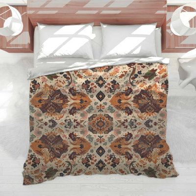 Édredon à motif floral rétro