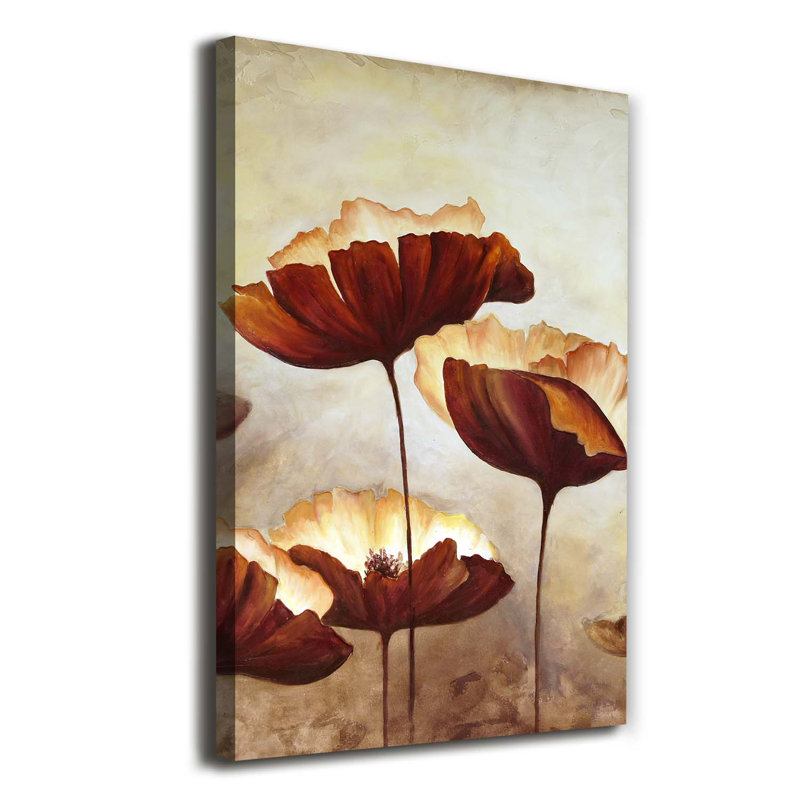 Field Poppies - Wrapped Canvas Print