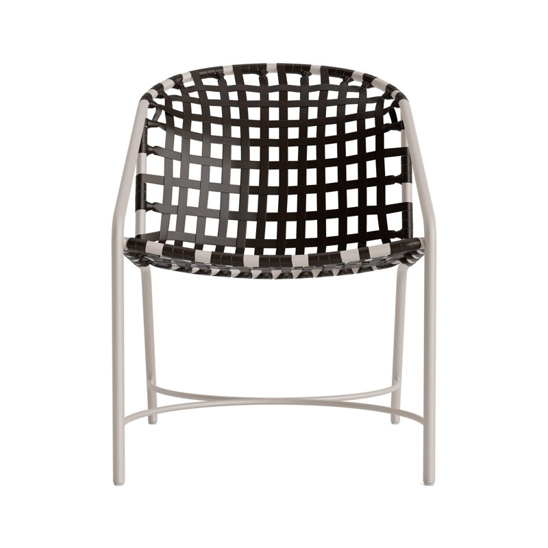 Kantan Outdoor Lounge Chair, Dove Smooth/Coffee