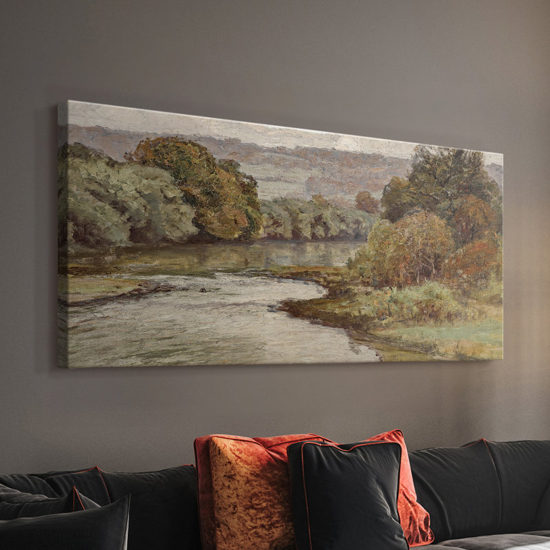 Série paysage - MCXLV III - Toile tendue avec châssis - Prêt à accrocher, H 24 po x l 48 po