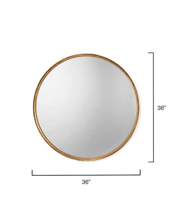 Jamie Young Company Refined Metal Flat Wall Mirror | Wayfair