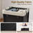 Rolling Laundry Hamper With Wheels,Large Laundry Cart With Steel Frame And Removable Bag,(Black/160L)-1360155673