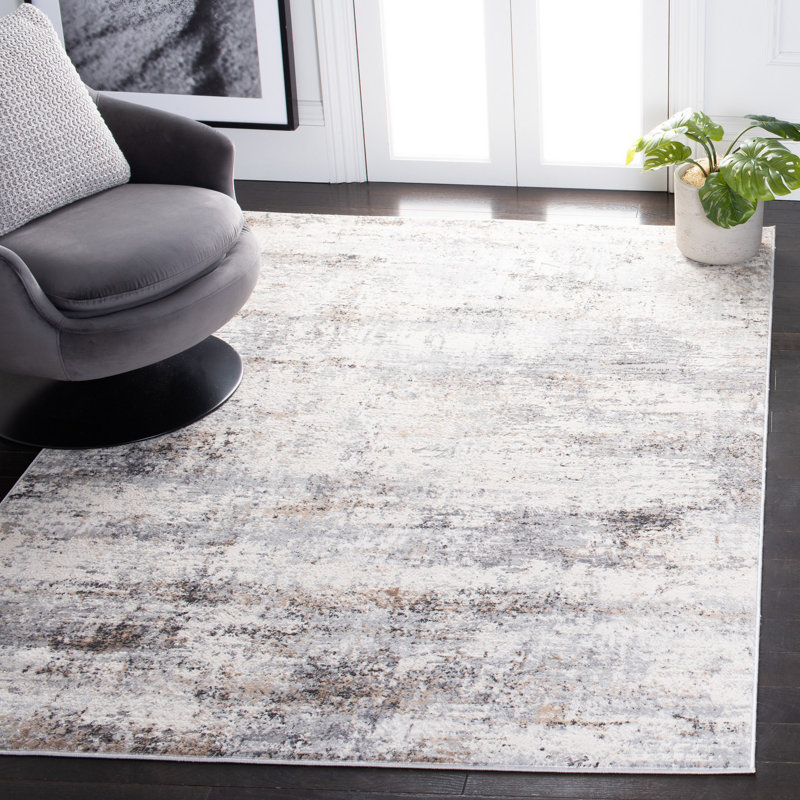 Tapis abstrait en coton Kowalski, Rectangle 8 pi x 10 pi