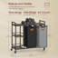 Rolling Laundry Hamper with Handles-680199571
