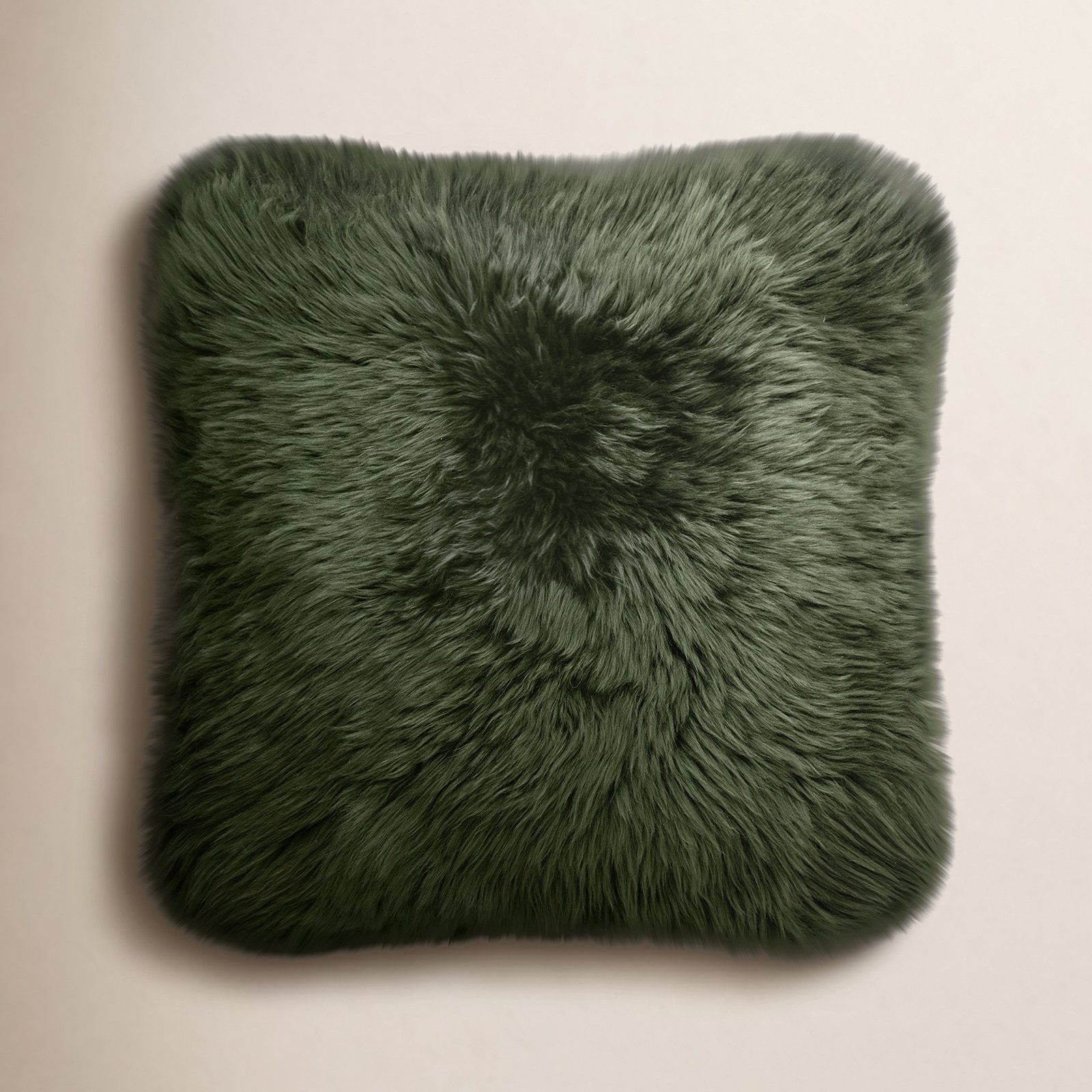 Fieldman Leather Throw Pillow, Cypress