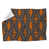Noir / orange géométrique