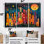 Elina - Ensemble d'impressions murales tours-107188565-107188563