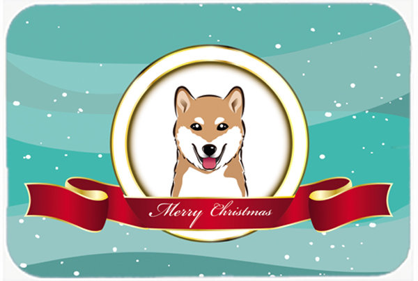 Planche à découper en verre de noël east urban home shiba shiba merry