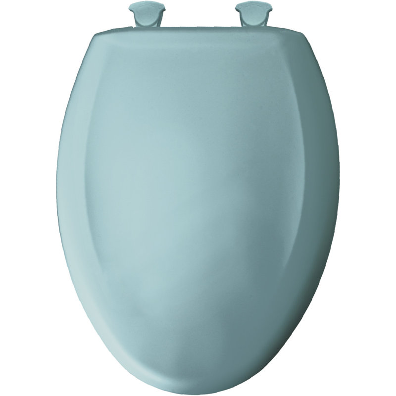 Elongated Toilet Seat and Lid, Blue