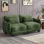 Sofa deux places avec coussin et accoudoirs-395057396