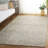 Jardin 852 Hand Tufted Wool/Cotton Vintage Look Rug in Green/Beige-898541337