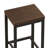 Modern Design Kitchen Dining Table,Pub Table,Long Dining Table Set With 3 Stools,Easy Assembly,Dark Brown