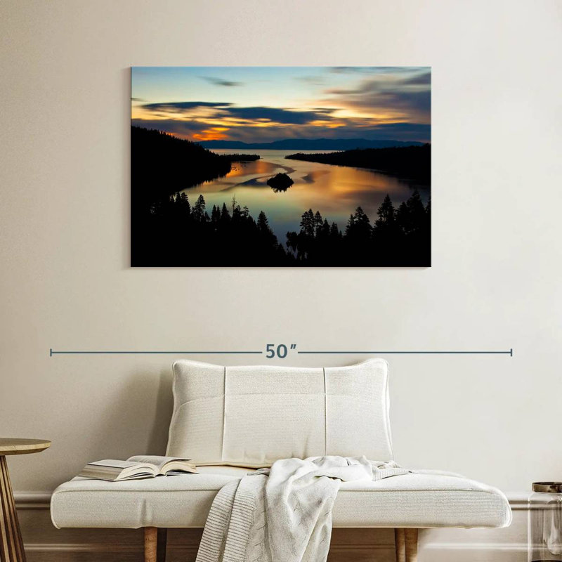 Alvord Emerald Bay au lac Tahoe, H 26 po x l 39 po