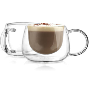 ZWILLING Sorrento Plus 2-pc Double-Wall Glass Espresso Mug Set 2.7 OZ / 80  ML
