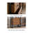 Wood and Metal Combination Bookshelf with Drawers
