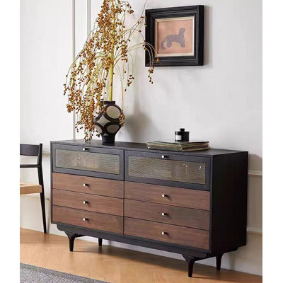 Armoire d'appoint multifonctionnelle à grande capacité American Retro