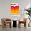 Bryce Canyon Sunset Abstract Contemporary Landscape Nature Wall Art Print 1 Piece Wrapped Canvas Wall Art-635856246