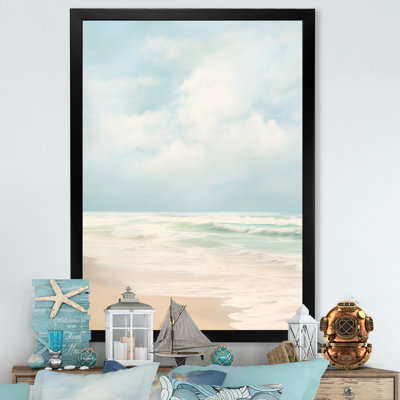 Paysage de plage minimaliste VII
