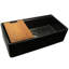 35.75 Inch European Fireclay Farmhouse Prep Station Sink-809779724