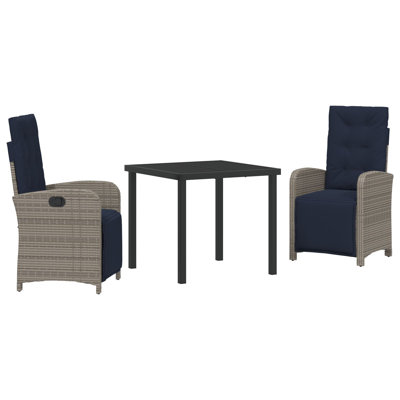 2 - Person Patio Dining Set with Square Table