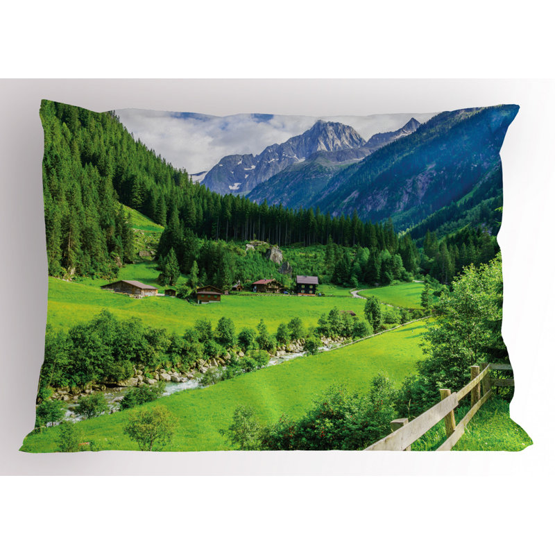 Mountain Polyester Sham Set, Twin
