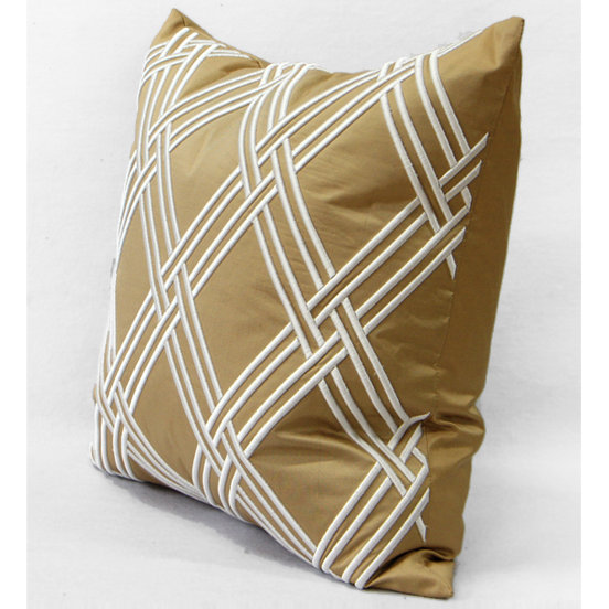 Embroidered Pillow Cover