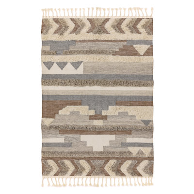 Erwica Abstract Hand Woven Area Rug