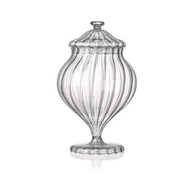 Emelun Jar H.25 Cm Vertical Optic Clear Lt.1.4