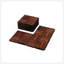 Motif de carreaux de terrasse en bois d'acacia imbriqué pour plancher extérieur, imperméable et facile à installer, 30 pièces 12 x 12 pouces-114649969