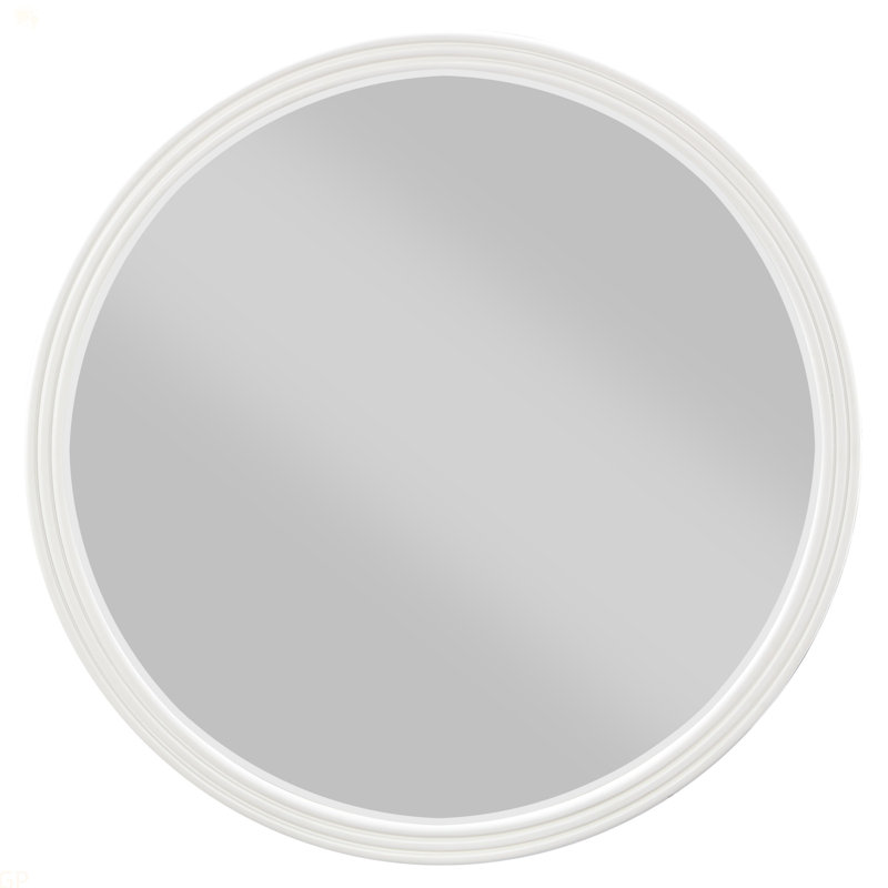 Carena Gray Round Mirror