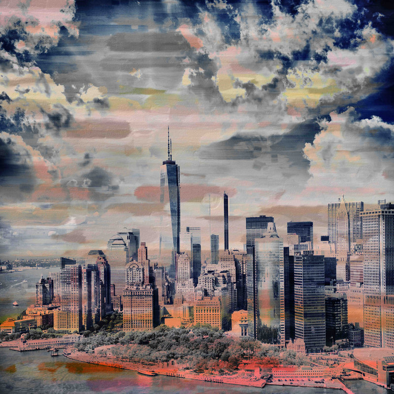 Storm cloud, impression sur toile tendue, H 48 po x l 48 po