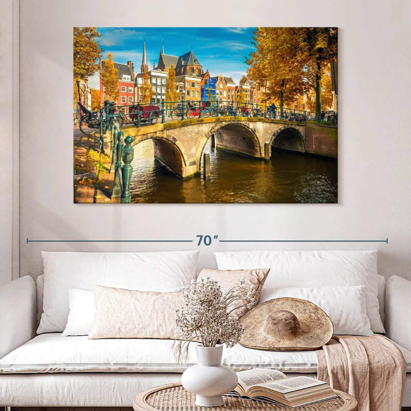 Pont Sirci à Amsterdam, H 34 po x l 51 po