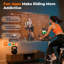Vélo d'exercice FED Fitness Yosuda Series EB2, capacité de 350 lb, volant de 45 lb, 100 niveaux de résistance et connectivité de l'application