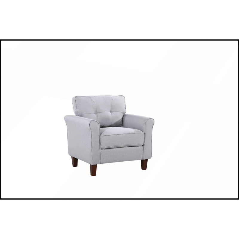 Canapé simple compact et élégant pour des espaces de vie confortables, Gris clair