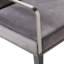 Chaise avec accoudoirs en mauve Andrew Martin