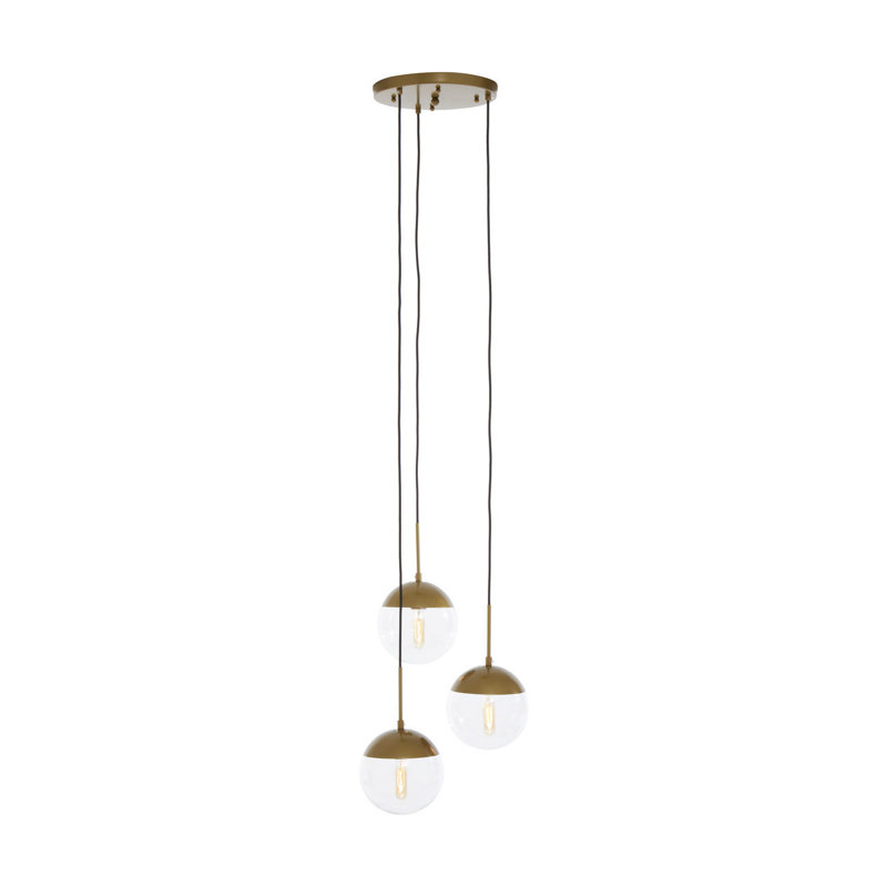 Royce 3 - Light Cluster Pendant, Gold