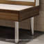 Banc rembourré en similicuir
