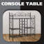 Console en métal pour 12 bouteilles de vin, armoire à boissons alcoolisées avec support en verre, table de canapé avec tablettes de rangement pour bar, buffet, salon