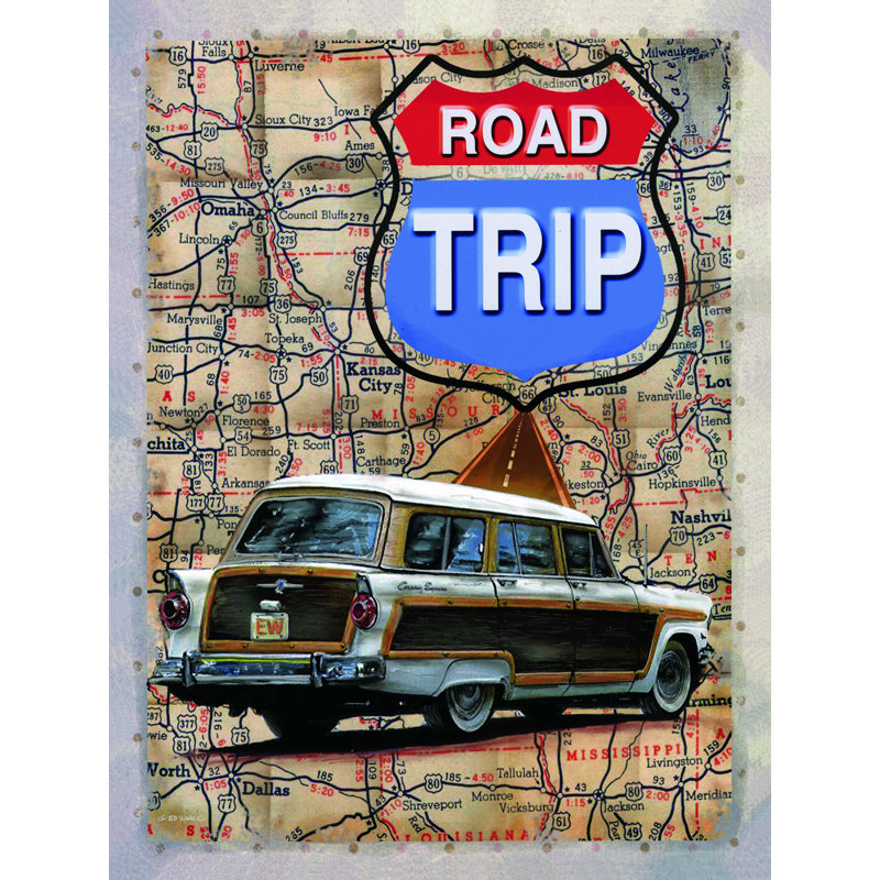 " Road Trip " by Ed Wargo, 16" H x 12" W  