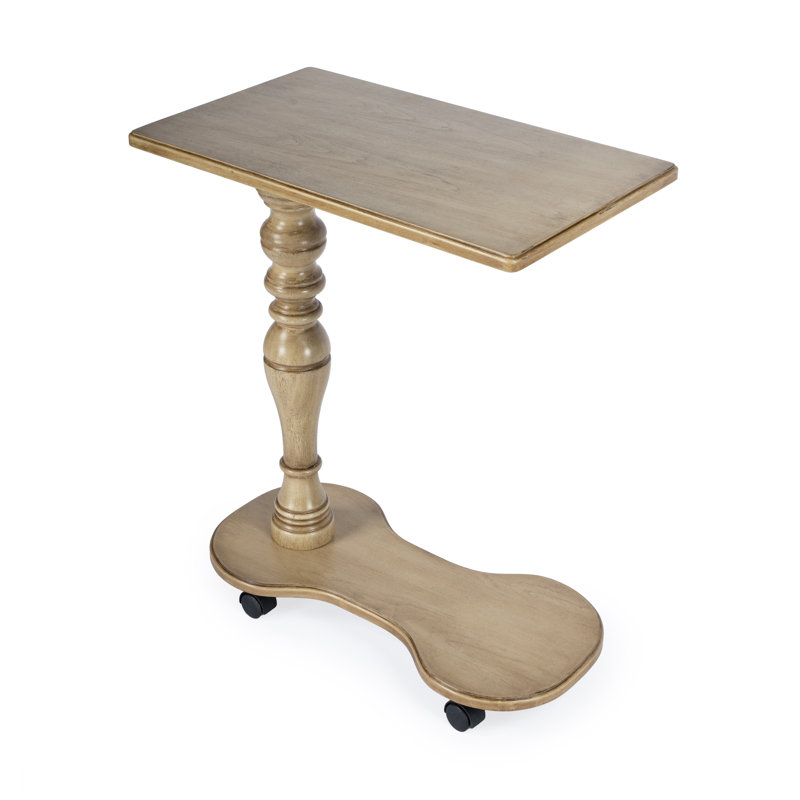 Mabry Mobile Tray Table, Antique Beige
