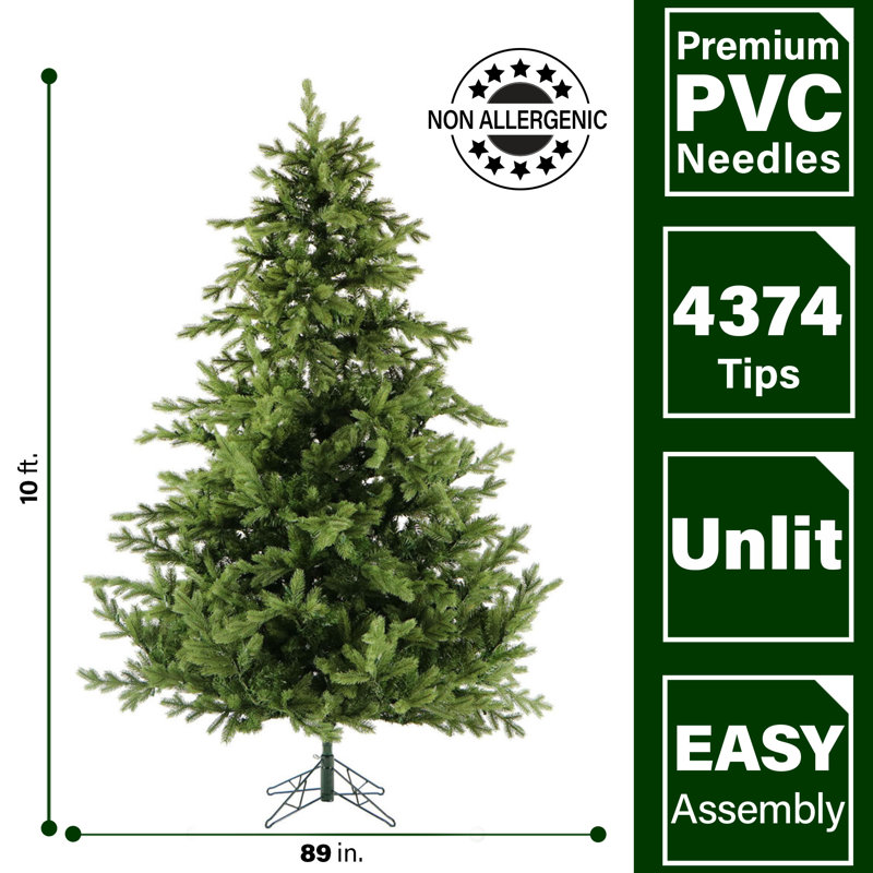 Fraser Hill Farm 9-Ft Green Foxtail Pine Christmas Tree