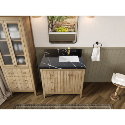 Teck d'Atlanta 22 po De salle de bain Quartz