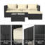 Plust 4-Person Seating Group with Cafe Table-809600556-809600557